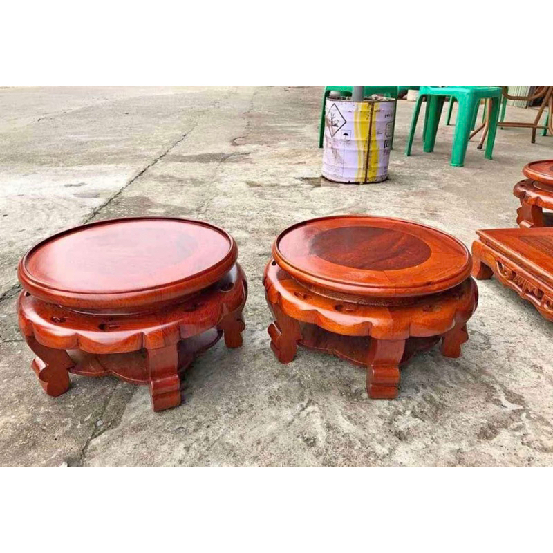 Đôn Kê Bát Hương , Kỷ váy , Đôn gỗ Hương lào, hương đá trang trí phòng thờ cao 15cm