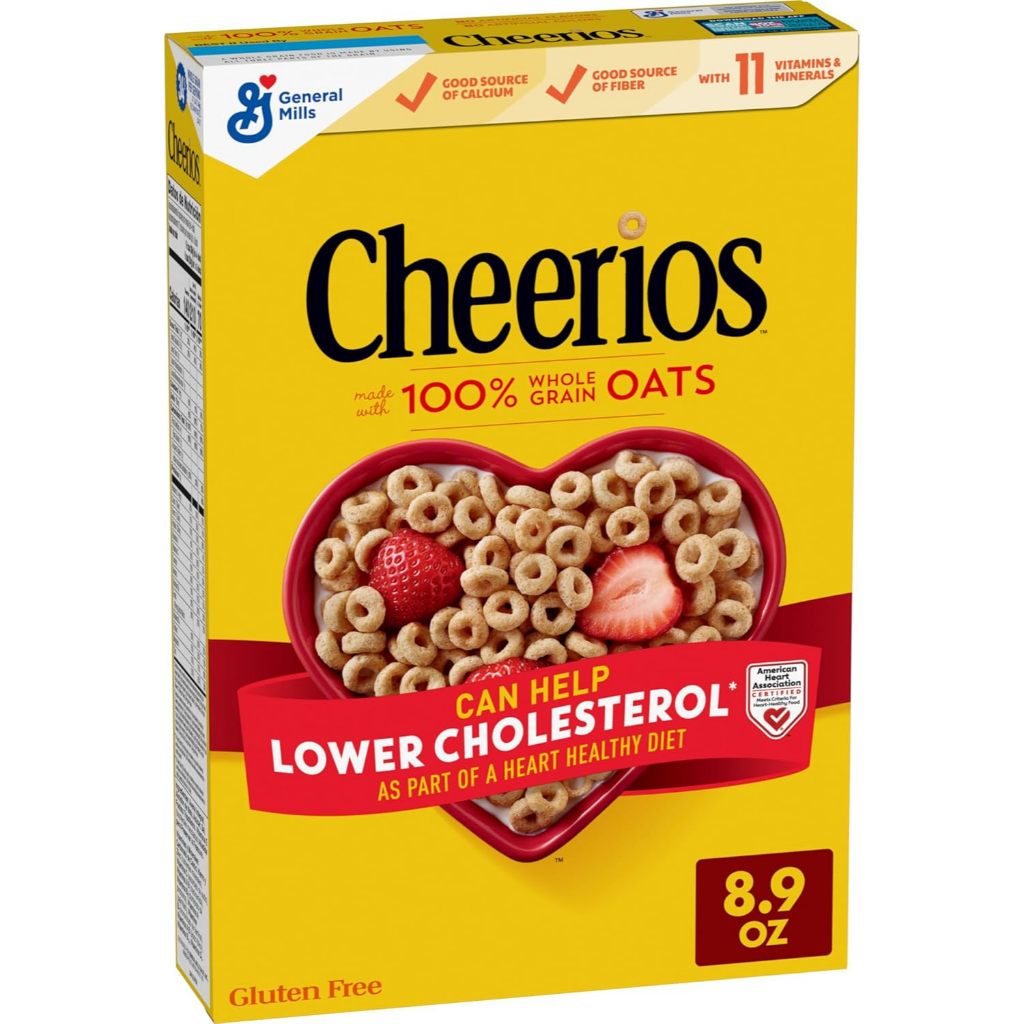 Ngũ cốc tốt cho tim mạch với yến mạch nguyên hạt Cheerios Cereal ...