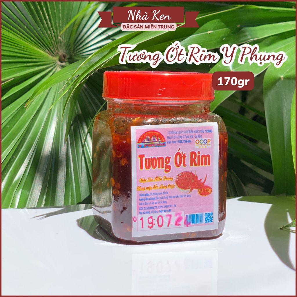 Tương Ớt Rim Y Phụng 170gr, Đặc Sản Đà Nẵng, Dùng Chấm Bánh Tráng Nướng ...