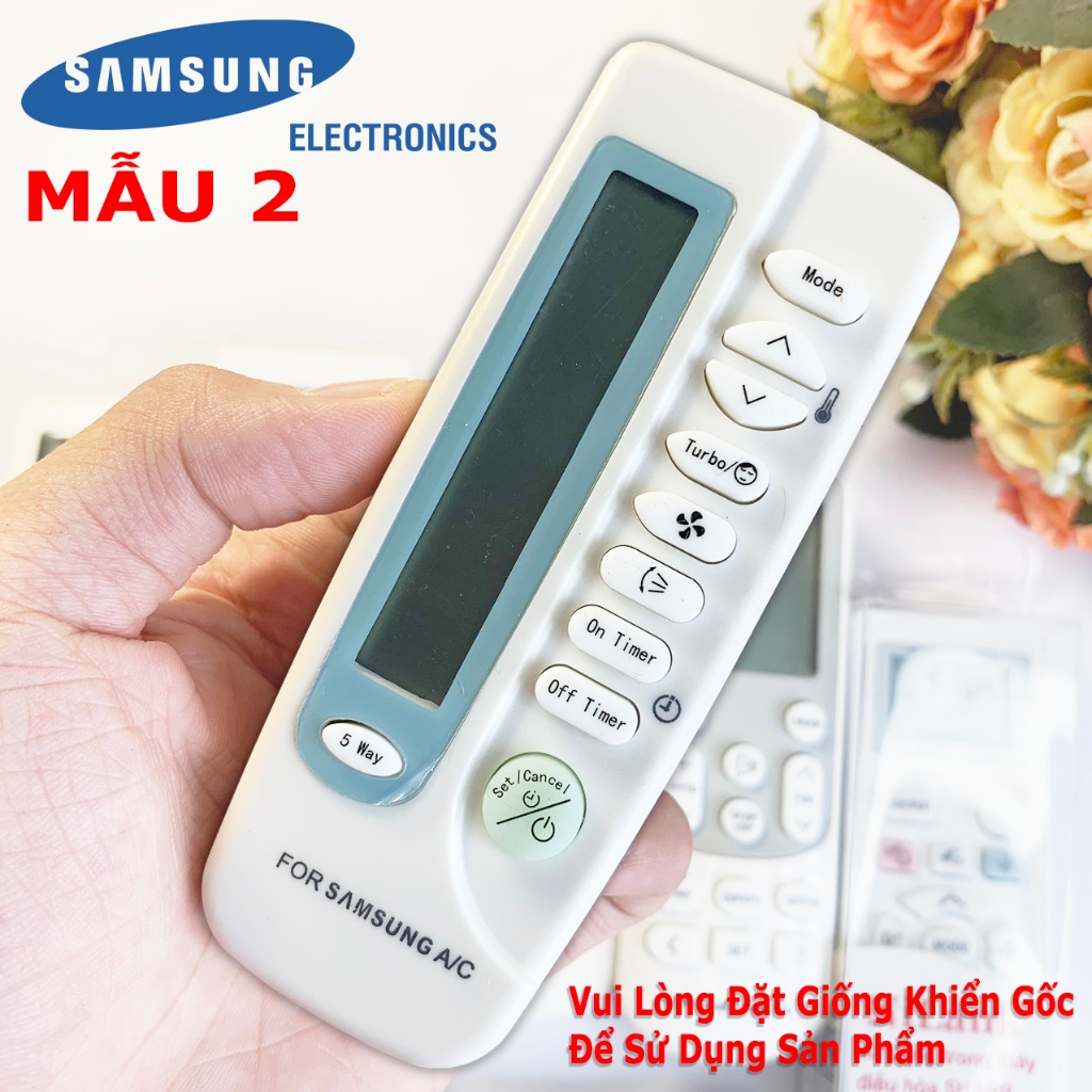 Điều Khiển remote điều hoà máy lạnh SAMSUNG đa năng cho các dòng SAMSUNG điều hoà - ảnh 3