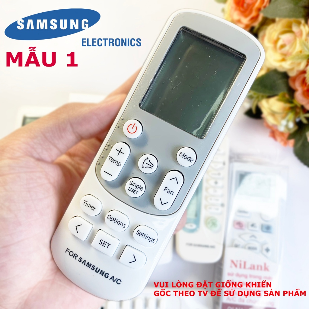 Điều Khiển remote điều hoà máy lạnh SAMSUNG đa năng cho các dòng SAMSUNG điều hoà - ảnh 2