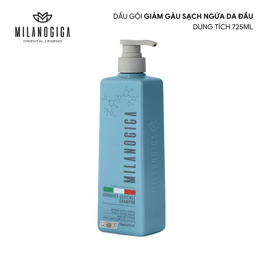 Ảnh Dầu Gội/ Dầu Xả hương nước hoa Milanogica 725ml Phục hồi hư tổn, Giảm gàu sạch ngứa da đầu sạch bã nhờn 1