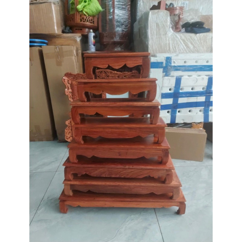 Đế khung ảnh,giá đỡ khung ảnh,kỷ dài gỗ hương Cao 10 Sâu 13