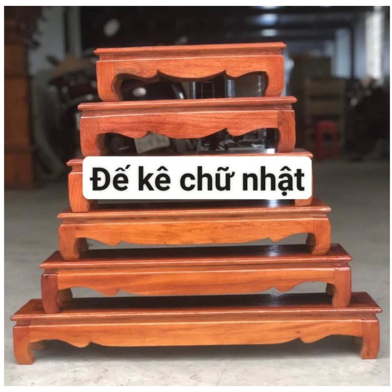 Đế khung ảnh,giá đỡ khung ảnh,kỷ dài gỗ hương Cao 10 Sâu 13