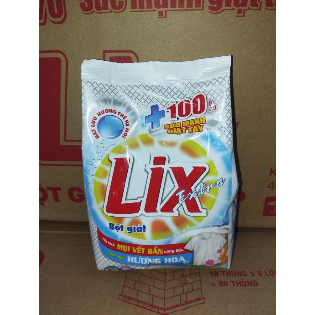 BỘT GIẶT LIX EXTRA HƯƠNG HOA THƠM NGÁT TÚI 250G