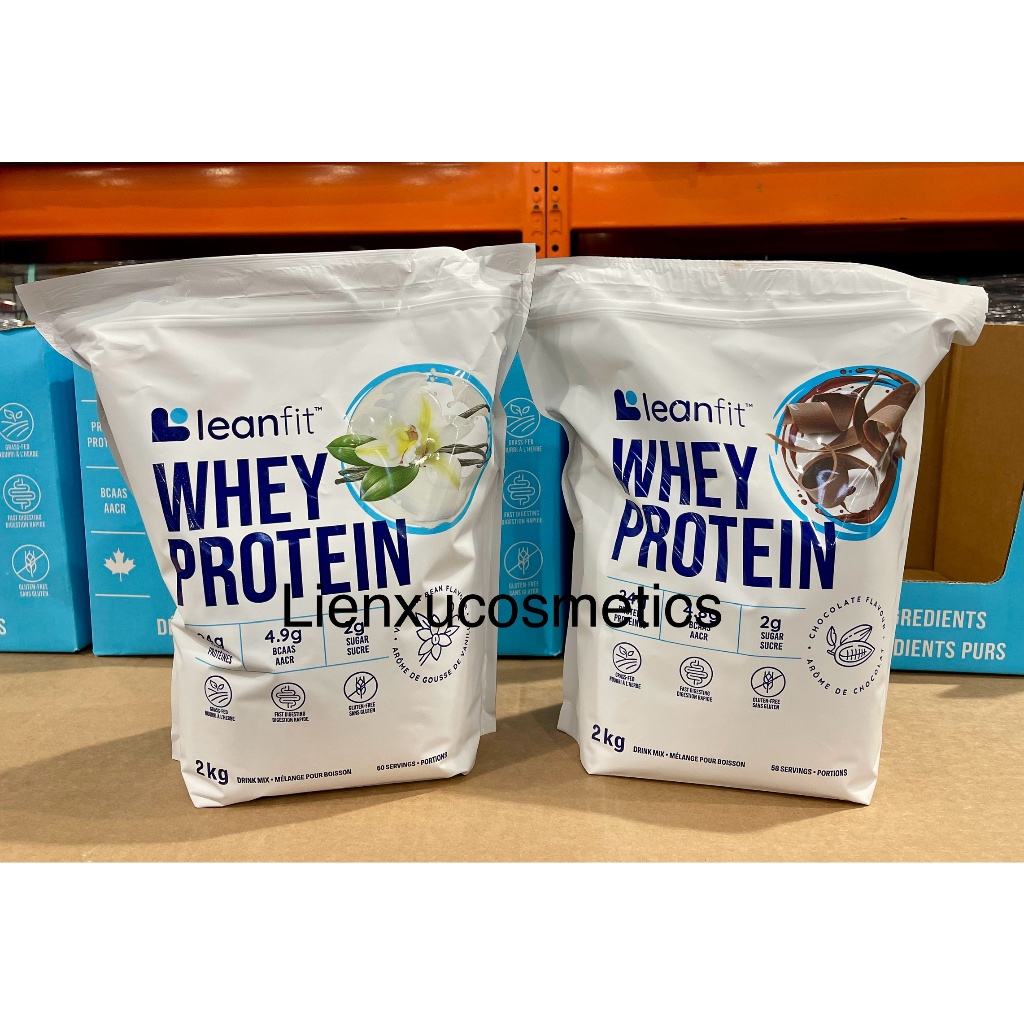 Bột Leanfit sport whey protein, túi 2kg, vị vanilla& chocolate | Shopee ...