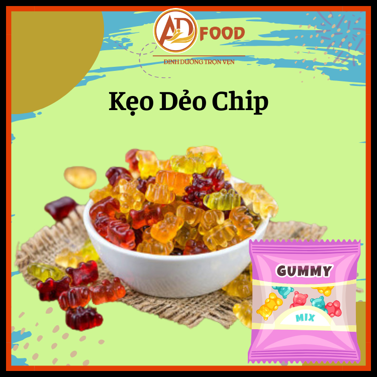 500gr kẹo dẻo chip chip thơm ngon đẹp mắt