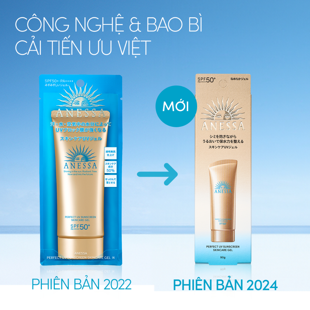 Ảnh Gel chống nắng bảo vệ hoàn hảo Anessa Perfect UV Sunscreen Skincare Gel 90g 2