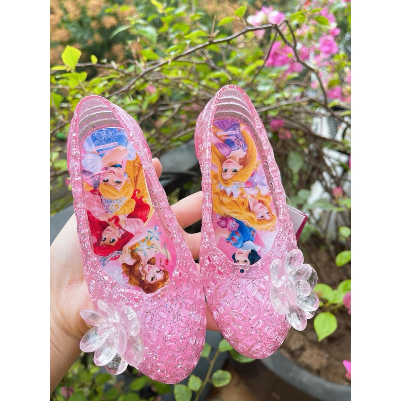 Giày Công Chúa Bé Gái D8028 Siêu Xinh Nhiều Màu Size 15-18cm Chống Trượt Êm Chân