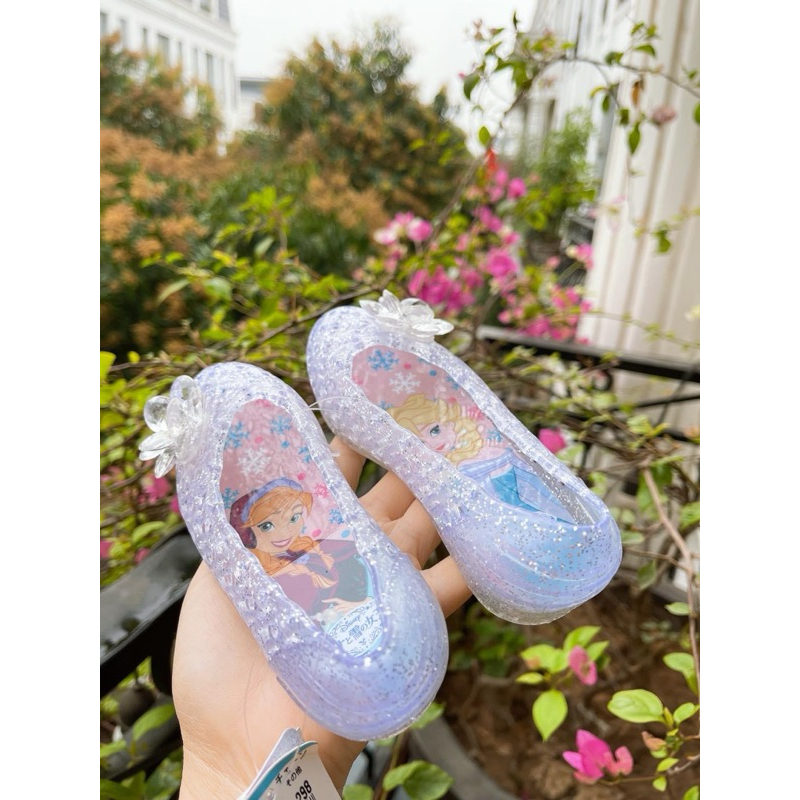 Giày Công Chúa Bé Gái D8028 Siêu Xinh Nhiều Màu Size 15-18cm Chống Trượt Êm Chân