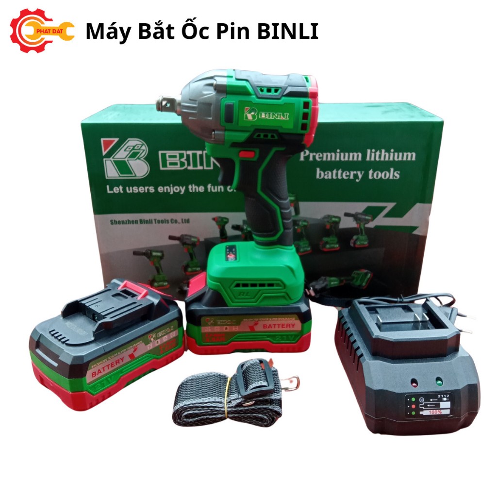 Máy Bắn Ốc Pin BINLI 350N, Máy Siết Mở Ốc, Bulong Dùng Pin Siêu Khỏe ...