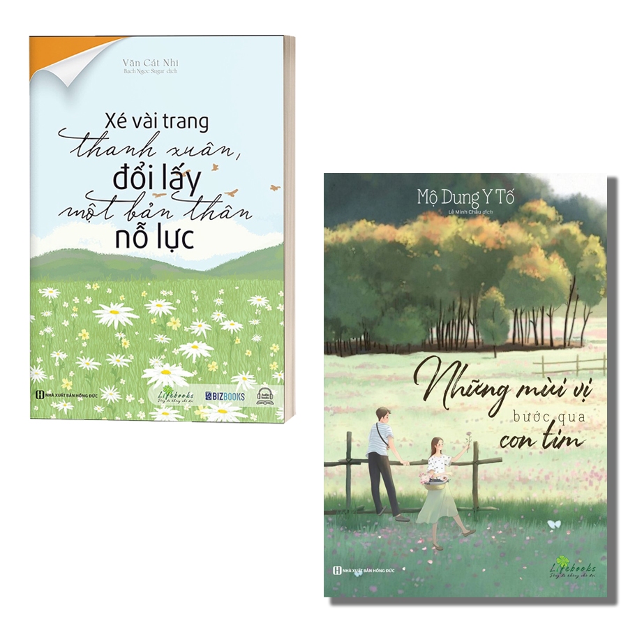 sách Xé Vài Trang Thanh Xuân, Đổi Lấy Một Bản Thân Nỗ Lực & Những mùi vị bước qua con tim