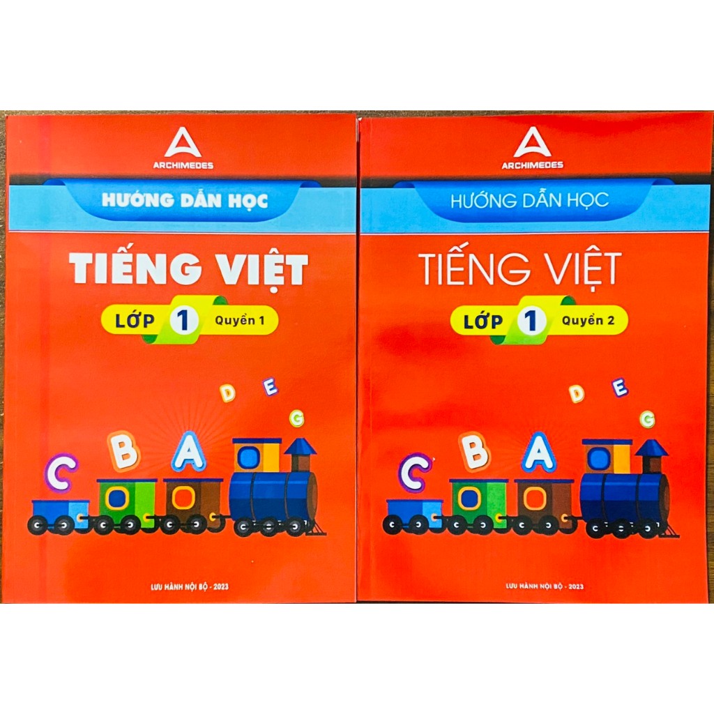Ảnh Sách - Lớp 1 - Hướng dẫn học Toán và Tiếng Việt Archimedes (năm 2023) 2