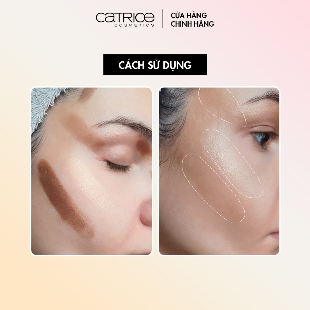 Bút tạo khối và highlight Catrice Magic Shaper Contour & Glow Stick mịn nhẹ 9g