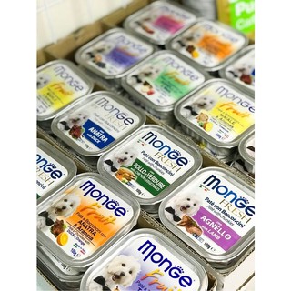 [COMBO] Pate Monge Dành Cho Chó Cao Cấp Hộp 100g, Pate Ý Cho Chó Thơm Ngon Đủ Vị Không Chất Bảo Quản Pet Kool