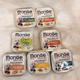 [COMBO] Pate Monge Dành Cho Chó Cao Cấp Hộp 100g, Pate Ý Cho Chó Thơm Ngon Đủ Vị Không Chất Bảo Quản Pet Kool