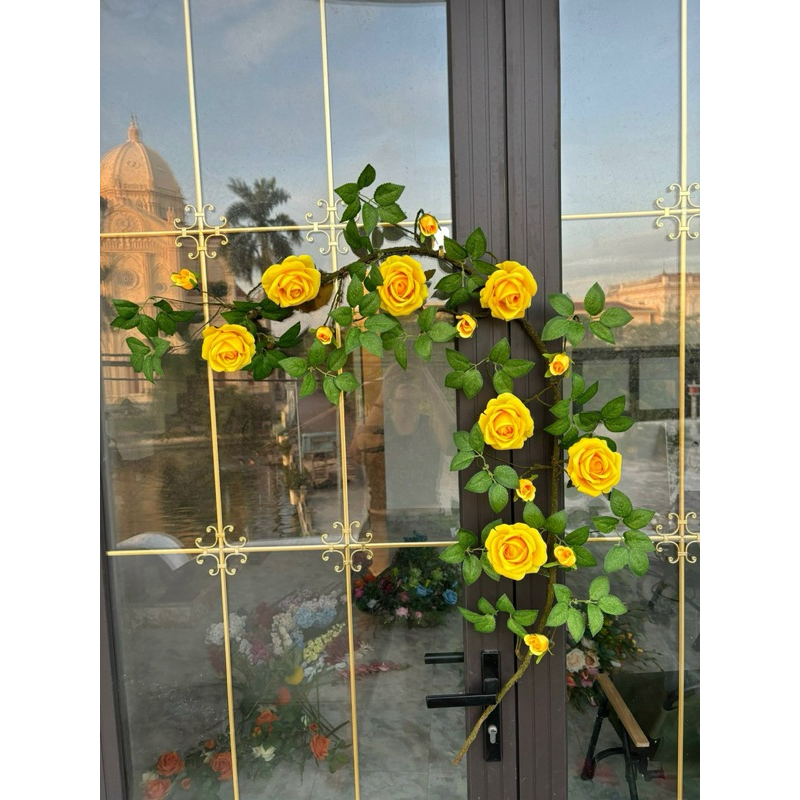 Dây Hoa Hồng Pháp Leo Cổ Dài 1m7 Thân Phủ Rêu Giống Thật , Hàng Cao Cấp ...