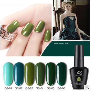 Sơn gel AS lẻ 6 màu rừng sương mù GS Misty Forest