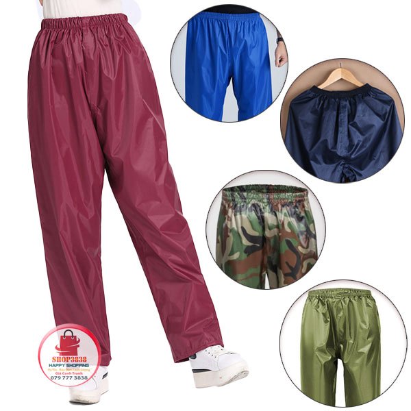 Quần Vải Dù Đi Mưa Từ 48 - 93kg Chống Thấm Rách Nhiều Màu | Shopee Việt Nam