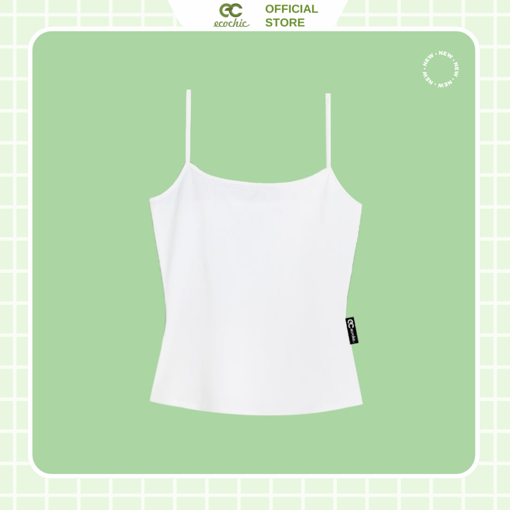 (MUA 2C ĐƯỢC GIẢM 100k) Áo 2 Dây Bra Nữ ECOCHIC Chất Liệu Cotton Cao Cấp Mềm Mại Không Lộ Viền Thấm Hút Mồ Hôi Tốt B080