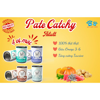 [COMBO] Pate Catchy Lon 400g Dành Cho Mèo Mọi Lứa Tuổi, Pate Cho Mèo Catchy Cung Cấp Protein Tự Nhiên Pet Kool