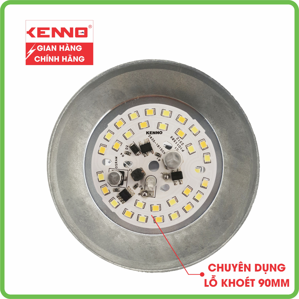 Mạch đèn led DOB âm trần PCB âm trần 7W, 9W, 12w mạch đèn âm trần ánh sáng trắng, vàng, đổi màu