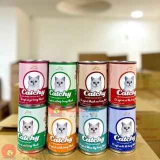 [COMBO] Pate Catchy Lon 400g Dành Cho Mèo Mọi Lứa Tuổi, Pate Cho Mèo Catchy Cung Cấp Protein Tự Nhiên Pet Kool
