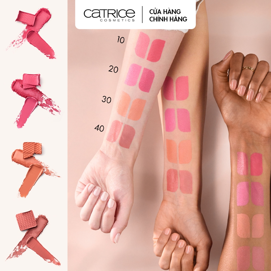 Bảng má hồng kết hợp dạng kem và phấn Catrice Blush Affair Cream & Powder Palette 6g