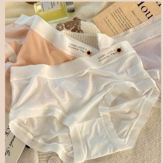 combo 10 quần lót lụa hình hoa viền chữ A GIRL LOVE A FLOWER điệu đà