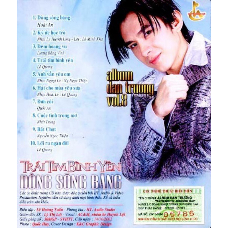 Băng Cassette Đan Trường Vol 8 - Trái Tim Bình Yên, Dòng Sông Băng