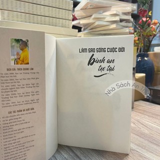 Sách - Làm Sao Sống Cuộc Đời Bình An Tự Tại - Vĩnh Nghiêm Books - Nhà Sách An Thư