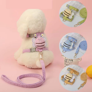 Dây Dắt Mèo Cho Thú Cưng Chó Con Ong Đáng Yêu Đi Dạo Dạng Yếm Poodle Chihuahua To Lớn Cái Bull Size Nhỏ 1 Tháng Tuổi
