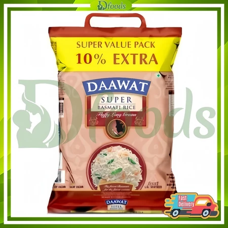 Gạo Basmati Rice Daawat Super (ẤN ĐỘ) 1.1KG, Gạo cho người TIỂU ĐƯỜNG