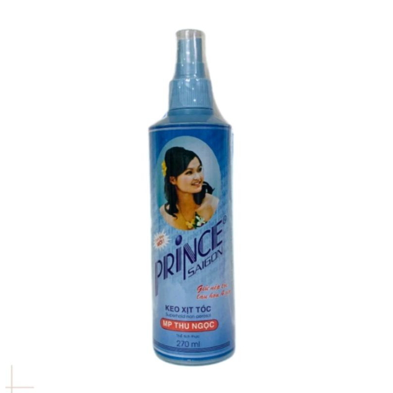 Keo xịt tóc Prince Sài Gòn 125ml, 270ml giữ nếp tóc lâu tạo kiểu hoặc bới tóc