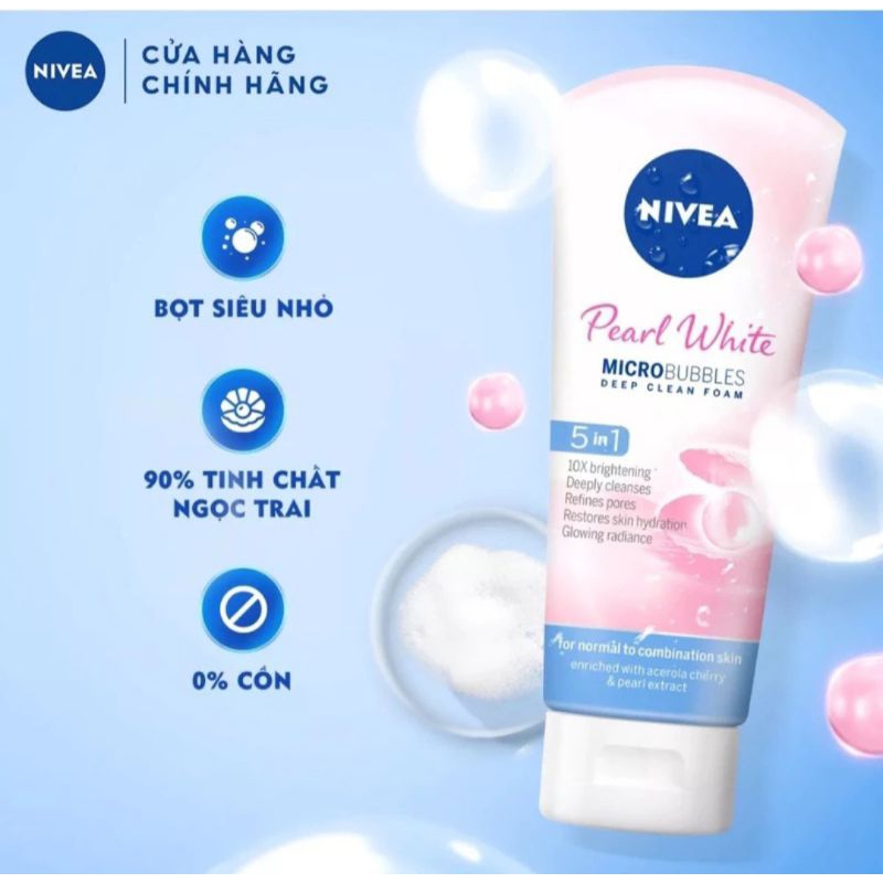 Sữa Rửa Mặt Nữ Trắng Da Nivea 100g