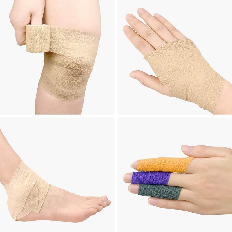 Băng keo quấn cổ chân thể thao cao su non 5CM tự dính, băng dán cổ tay, cổ chân chống chấn thương