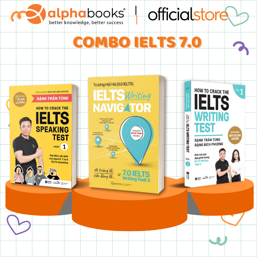 Bộ sách Chinh Phục IELTS 7.0 – Hướng dẫn luyện Writing & chiến lược thi ...