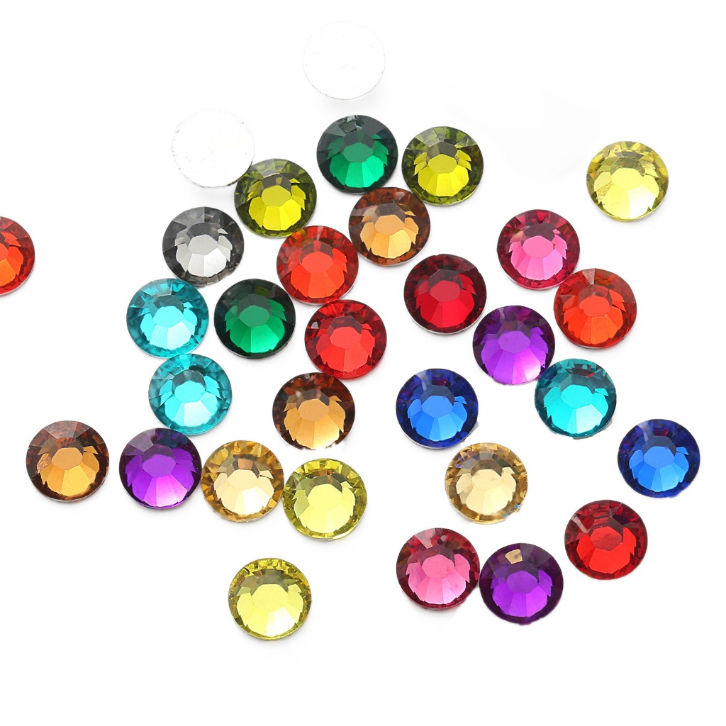 (Túi Lớn)Hạt đá Pha lê 3mm, 4mm DIY đính Gấu, Ly, Ốp lưng, Giày Dép...