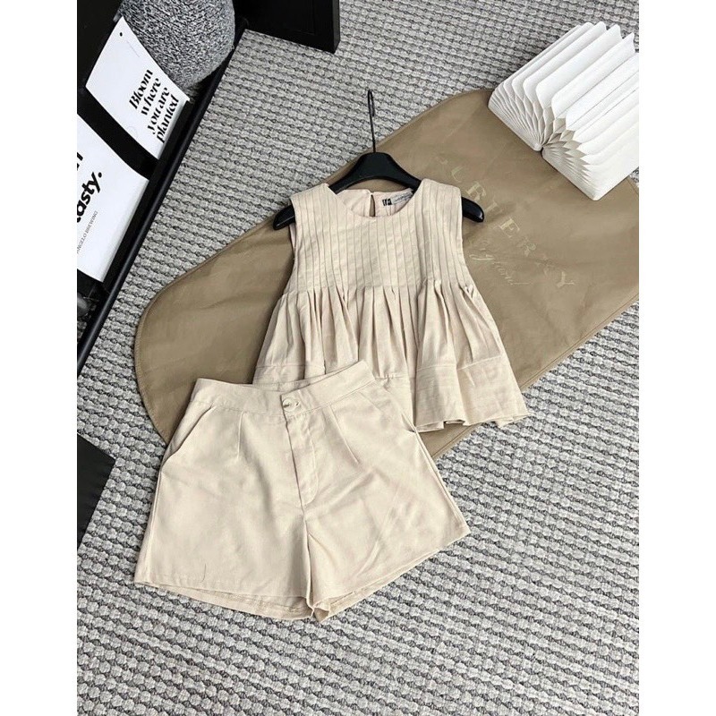 Set đồ nữ áo thun kết hợp chân váy ren phong cách tiểu thư Jumito, đồ bộ nữ chất thoáng mát nhiều màu siêu xinh D1547