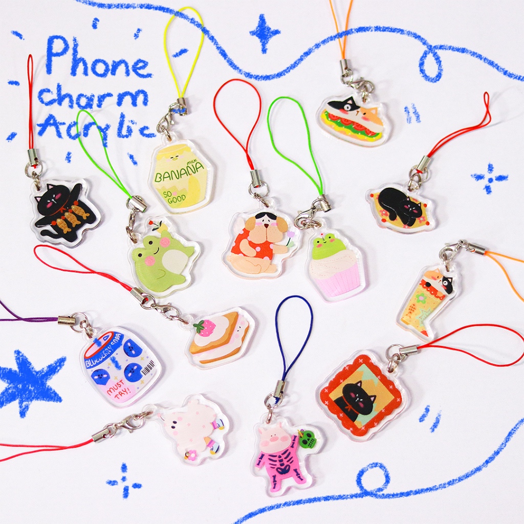 PHONE CHARM DỄ THƯƠNG NHIỀU MẪU, MÓC KHOÁ CHARM, DÂY TREO ĐIỆN THOẠI ...