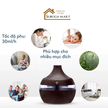 MÁY XÔNG TINH DẦU VÂN GỖ ĐÈN LED , MÁY PHUN SƯƠNG TINH DẦU TẠO ẨM,MÁY KHUẾCH TÁN TINH DẦU