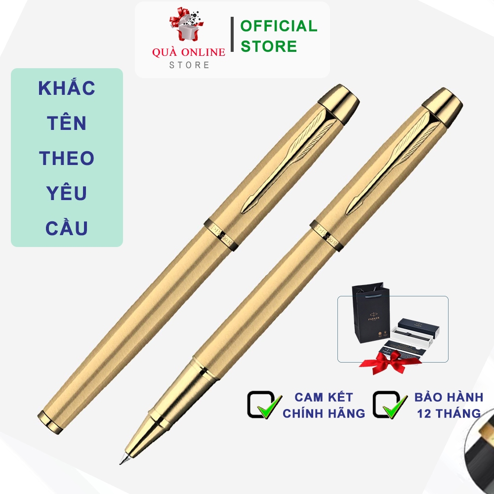 BÚT PARKER CHÍNH HÃNG VÀNG GOLD CAO CẤP [MIỄN PHÍ KHẮC TÊN - LOGO] BÚT KÝ CAO CẤP [RẺ VÔ ĐỊCH]