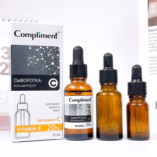 Serum Compliment Vitamin C 20% đều màu, sáng da, mờ thâm 27ml Duduhouse