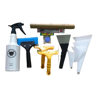 Bộ dán phim cách nhiệt, đồ nghề dán phim, decal xe ô tô HÀNG XỊN 13 chi tiết (ẢNH THẬT)