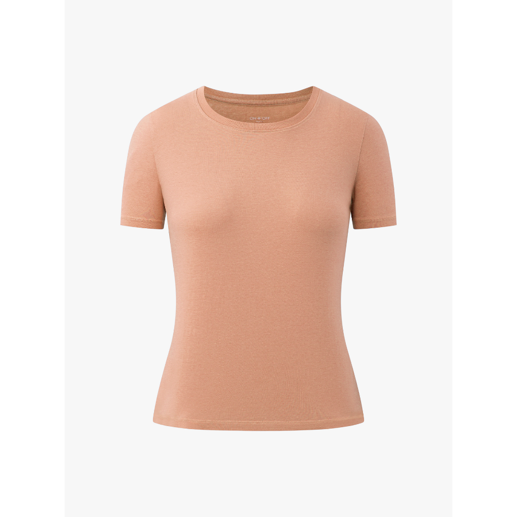 Ảnh Áo T-shirt nữ cổ tròn ONOFF - 16TS24S138 2