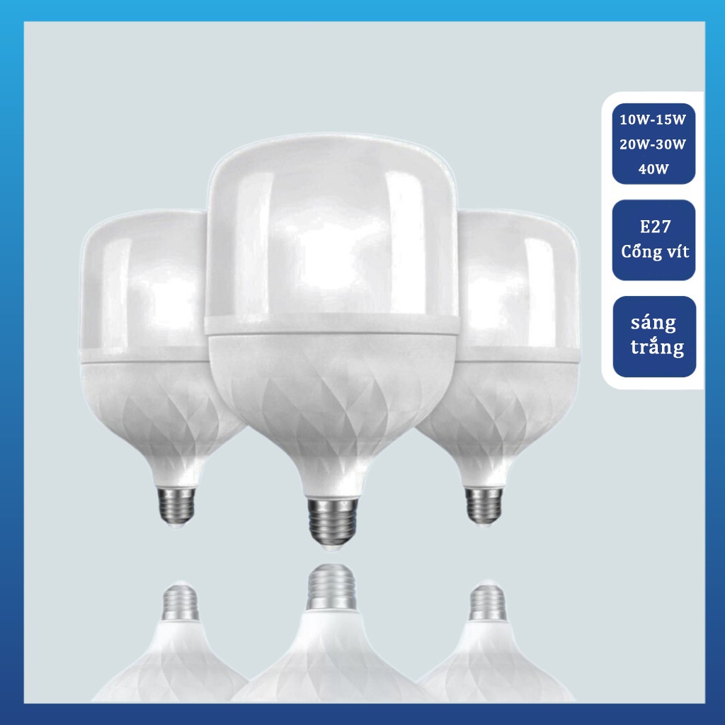 Bóng Đèn LED Loại Led Buld Trụ Bọc Chống Nước, 10W 15W 20W 30W 40W Siêu ...