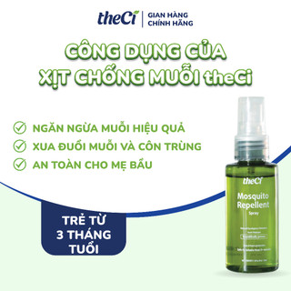 Combo diệt muỗi theCi: Xịt chống muỗi 50ml + Thanh lăn bôi chống muỗi 8ml + Tinh dầu tràm gió 50ml
