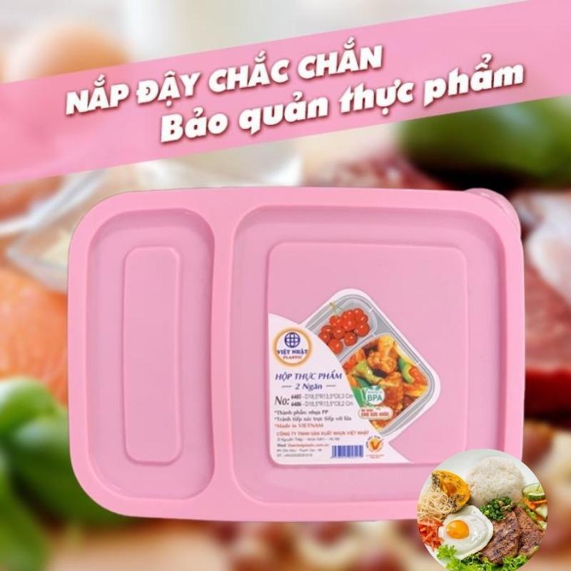 Hộp đựng thực phẩm nhựa 2 ngăn - Hộp lạnh
