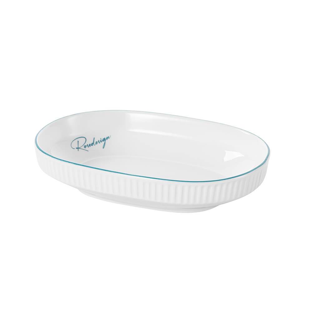 Bộ 6 đĩa bầu dục sứ nhỡ Elmich RoseDesign EL-0263