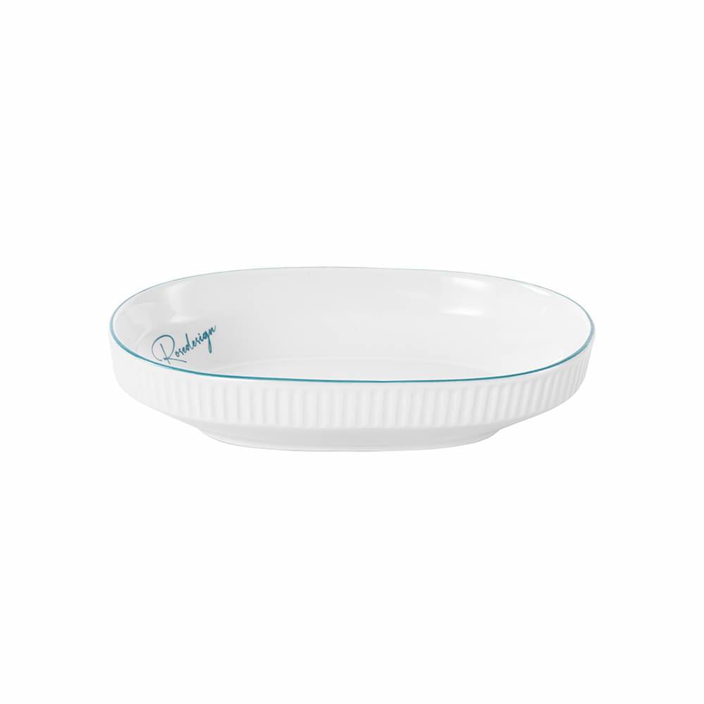 Bộ 6 đĩa bầu dục sứ nhỡ Elmich RoseDesign EL-0263
